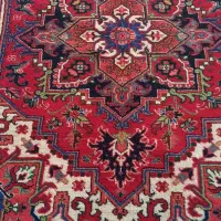 قالیچه دستبافت هریس تاجری ۱/۵×۲ درحدنو واقعی|فرش|تبریز, |دیوار