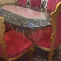 ناهار خوری ۸ نفره استیل|میز و صندلی غذاخوری|رشت, رودباری|دیوار