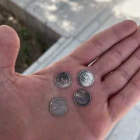 سکه نقره قدیمی(رایج مملکت ربعی)