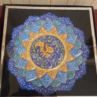 یک جفت چراغ لاله کریستالی چراغدار یلدایی