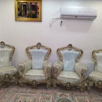 مبل سلطنتی 9نفره|مبلمان خانگی و میز عسلی|کرج, حیدرآباد|دیوار