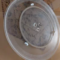 سینی پیرکس مایکرویو و ریل چرخ‌دار زیر سینی اصل کره