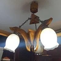 لوستر چوبی