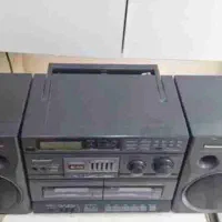 رادیو ضبط آنتیک پاناسونیک قدیمی بلوتوثی تا حد نو