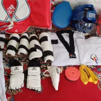 لباس تکواندو وهوگو سایز ۴ در حد نو|تجهیزات ورزشی|ابهر, |دیوار