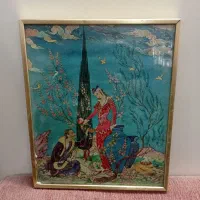 تابلومینیاتور لیلی و مجنون قدیمی