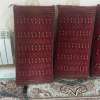 ۴ عدد پشتی دستباف ترکمن