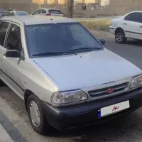 پراید نقره ای مدل ۸۹ دوگانه بیرون