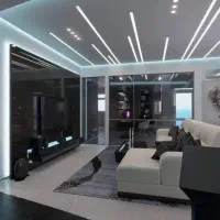 برقکاری لاین هالوژن لوستر دوربین مداربسته