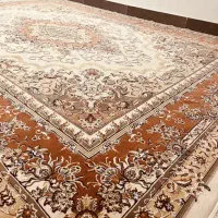 فرش گل ابریشم 12 متری