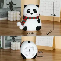 چراغ خواب سیلیکونی طرح پاندا شارژی و هدیه‌ پسند|چراغ خواب و آباژور|تهران, بازار|دیوار