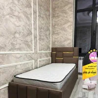 تخت خواب یک نفره پازلی آینه دار/چوبی مدل ثمر|تخت و سرویس خواب|مشهد, سپاد|دیوار