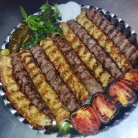 سینی اقتصادی کباب دو رنگ