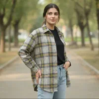 تکفروشی شومیز(shaket)زنانه پشمی براش خورده (کشمیر)