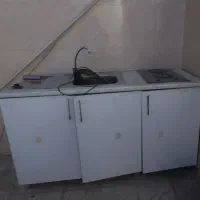 کابینت با گاز و سینک