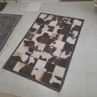 فرش چرم طبیعی ۴۰ تیکه نو هست