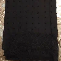 شال مشکی مجلسی نو