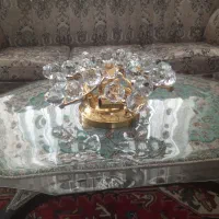 لوستر برنزی ۴ لامپه مناسب اتاق ۳عدد