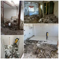 تخریب ساختمان حتی کوچکترین کار اماده خدمتم