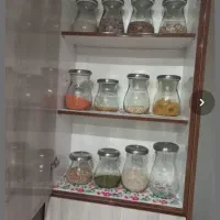 ست جا حبوبات و بطری شیر ومایعات