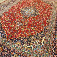 قالی ۹متری دستباف کاشان لاکی رنگ|فرش|تهران, اکباتان|دیوار