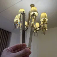 لوستر 8شعله برنز|لوستر و چراغ آویز|شاهرود, |دیوار