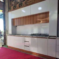 کابینت تمام چوب و هایگلس شیک