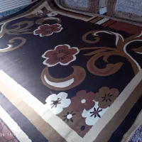 گلیم فرش ۱۲متری تمیز فقط یکسال استفاده شده
