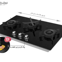 فروش گاز شیشه ای سه شعله|اجاق گاز و لوازم برقی پخت‌وپز|ایرانشهر, |دیوار