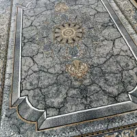 فرش12متری نقشه نسیم نقره ایی سلطنتی|فرش|زاهدان, |دیوار