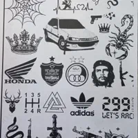 تتو موقت|آرایشی، بهداشتی، درمانی|اصفهان, جاوان|دیوار