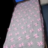 تخت خواب تک نفره فلزی با دوشک