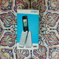 گوشی تاشو سفید رنگ الکاتل2051D