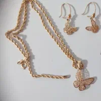 طلا نیم ست پروانه