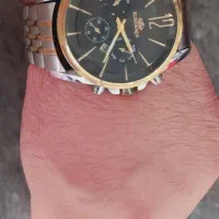 ساعت الگانس طلایی سایز بزرگ