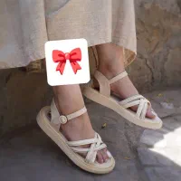 صندل کفش زنونه کرم ومشکی|کیف، کفش، کمربند|قم, امامزاده ابراهیم|دیوار