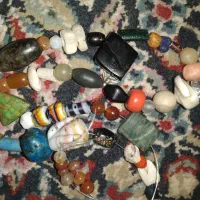 2عدد بند مهره قدیمی|کلکسیون اشیاء عتیقه|جیرفت, |دیوار