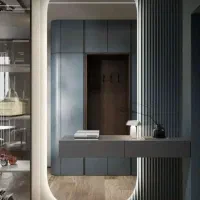 آینه قدی و میز آرایش|مبلمان خانگی و میز عسلی|کازرون, |دیوار