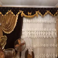 والان کرم و قهوه ای فروشی|پرده، رانر، رومیزی|تهران, اتابک|دیوار