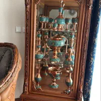 ماکروفر و ویترین چوبی