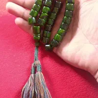 دوعدد تسبیح کهربا مدل چرتکه ای خوش دست