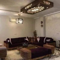 لوست چوبی پذیرایی و اشپزخانه در حد نو