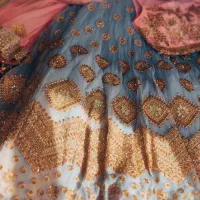 ساری دامن هندی سایز ۳۸|لباس|قم, شهرک مهدیه (مدرس)|دیوار