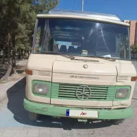 مینی بوس بنز مدل ۷۰ رنگ کرم سبز