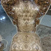 مبل سلطنتی ۹ نفره به همراه میز ناهارخوری ۸ نفره|مبلمان خانگی و میز عسلی|اهواز, کیانپارس |دیوار