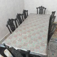 میز۸نفره ناهار خوری با صندلی|میز و صندلی غذاخوری|قم, بکایی|دیوار