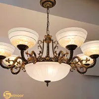 ۲ عدد لوستر ۸ شاخه مجلل و‌کلاسیک باحباب یدک(۱جفت)|لوستر و چراغ آویز|تهران, اقدسیه|دیوار