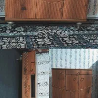 وسیله چوبی|بوفه، ویترین، کنسول|پارسآباد, |دیوار