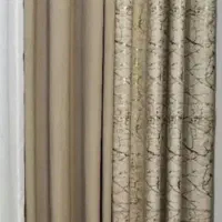 پرده مخمل کالیفرنیا و مخمل طلا کوب پرده پانچی