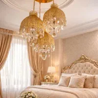 ۳عدد لوستر برنز ۳شاخه